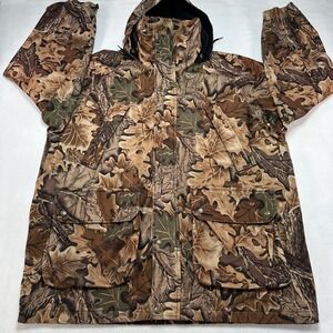 Vintage Whitewater Outdoors Jacket Mens XL Camo GORE-TEX Hooded Hunting‎ Parka